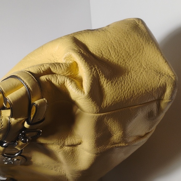 Coach Yellow Leather Satchel — GUC - Picture 5 of 13